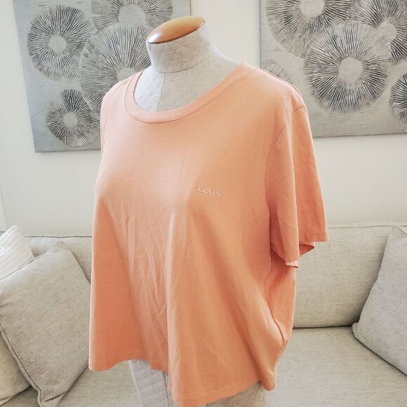 Levi's Jordie Cropped T-Shirt sz 1x - Picture 4 of 10